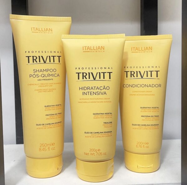 Itallian Trivitt Kit Home Care Pós Química Manutenção (3pc)